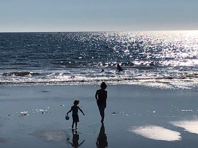 Beach day at the end of Summer