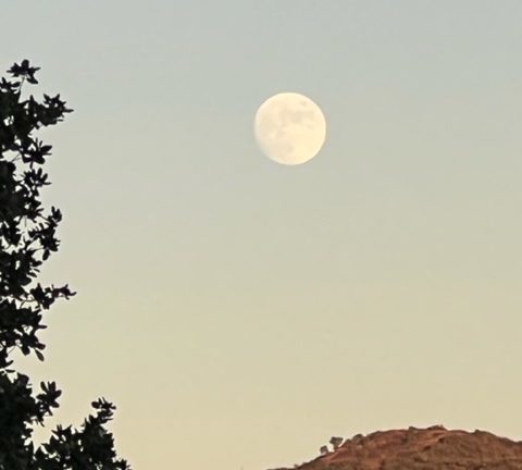 Be with the moon